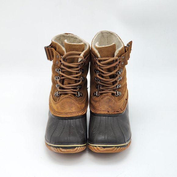 Sorel Winter Fancy Lace II Waterproof Mid Calf Boots Size 8 - Picture 2 of 9